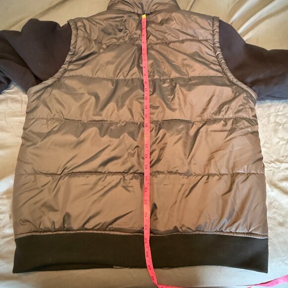 Rerun Men's Black Hooded Jacket Size Large - Picture 9 of 10